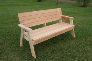 #HLS Cedar Loveseat Park Bench